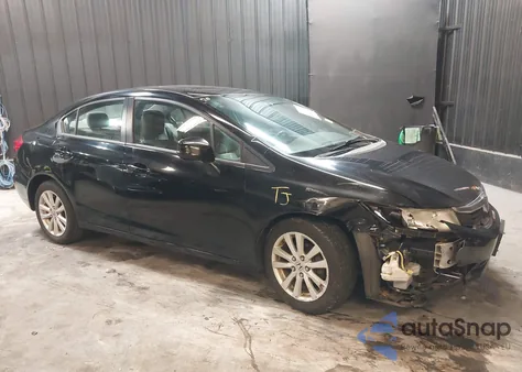2012 Honda Civic Ex from USA, damaged, VIN 19XFB2F87CE347558